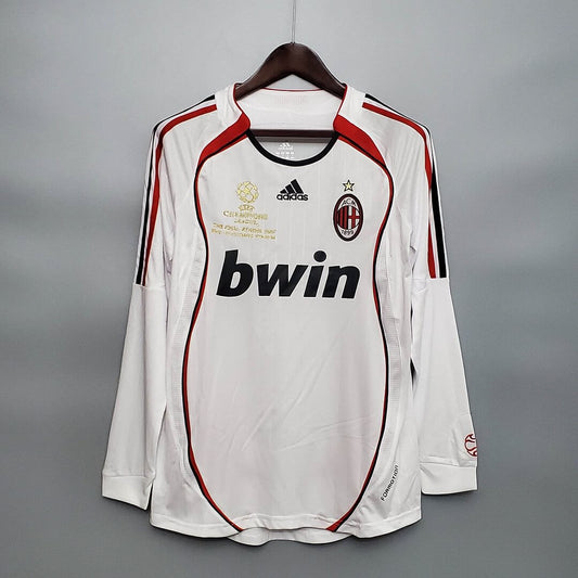 2006/2007 Retro Long Sleeve AC Milan Away Football Shirt 1:1 Thai Quality