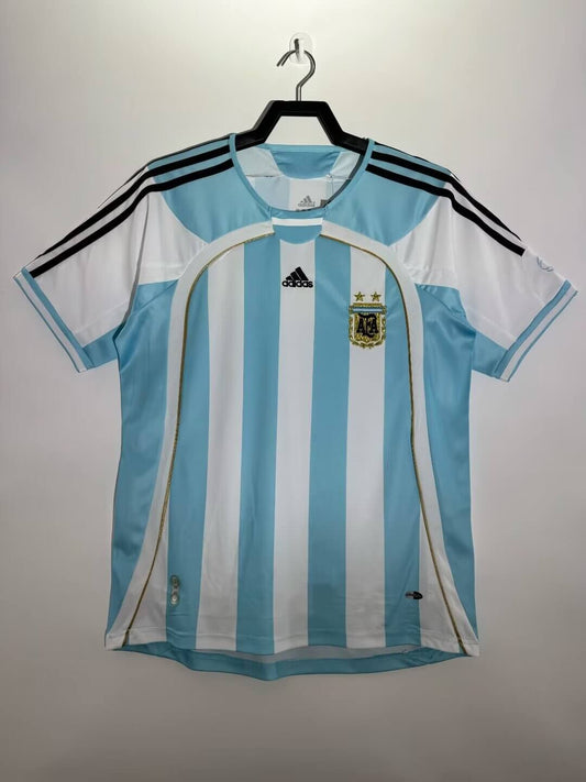 2006 Argentina home long sleeve football shirt 1:1 Thailand quality