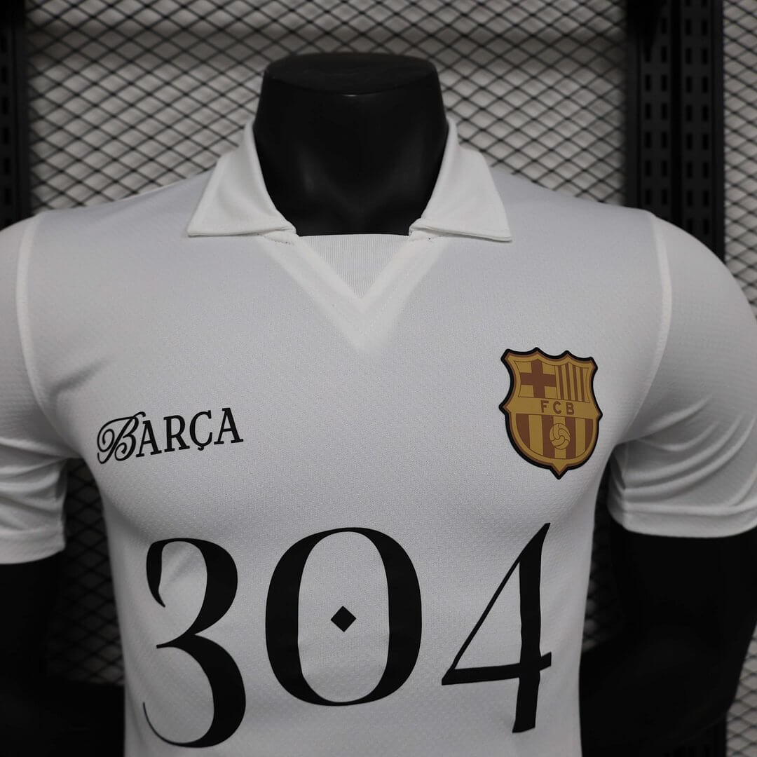 2024/2025 Player Version Barcelona Special Edition White Football Jersey 1:1 Thai Quality