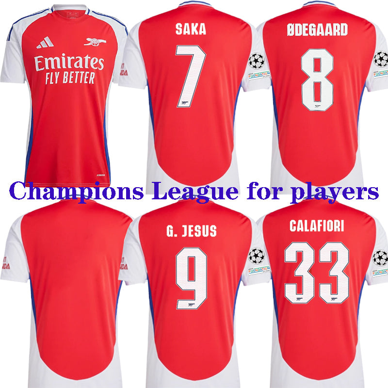 2024/2025 Player Edition Champions League Arsenal Heim-Fußballtrikot 1:1 Thai-Qualität