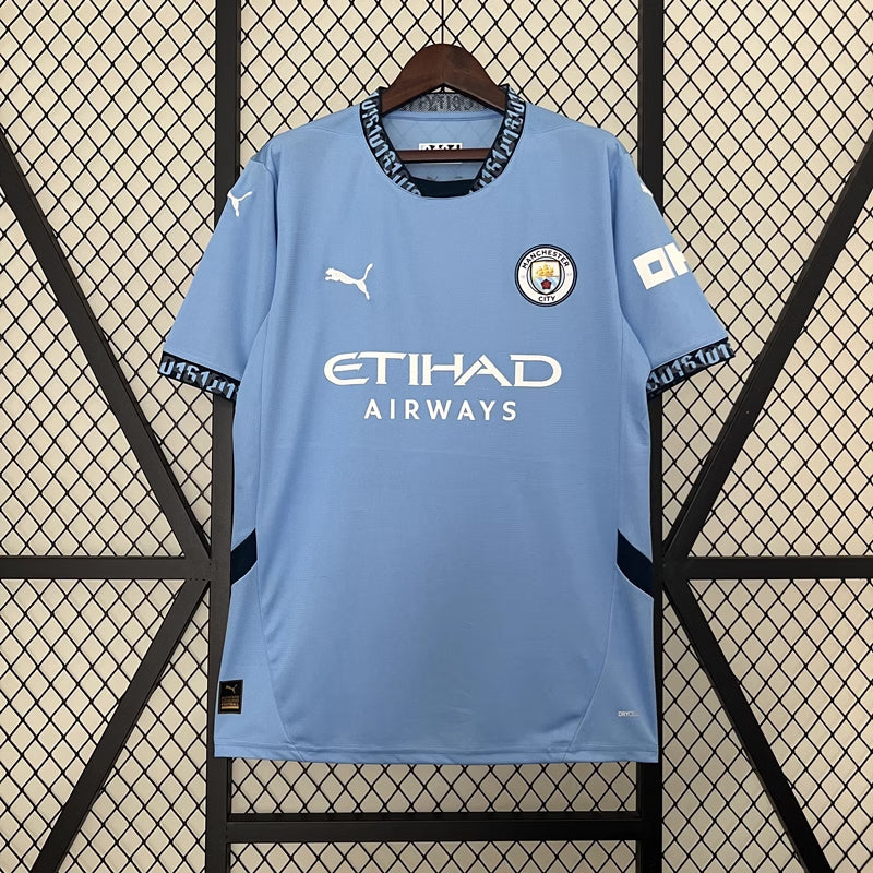 2024/2025 Manchester City Home Fan Edition Champions League Fußballtrikot 1:1 Thailändische Qualität