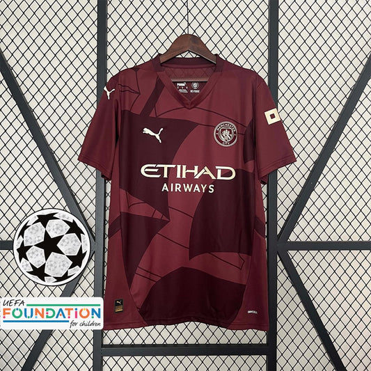 2024/2025 Manchester City Third Away Fan Edition Champions League Fußballtrikot 1:1 Thailand Qualität