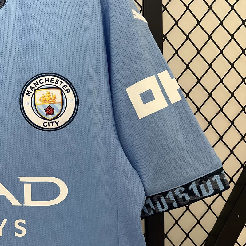 2024/2025 Manchester City Home Fan Edition Champions League Fußballtrikot 1:1 Thailändische Qualität