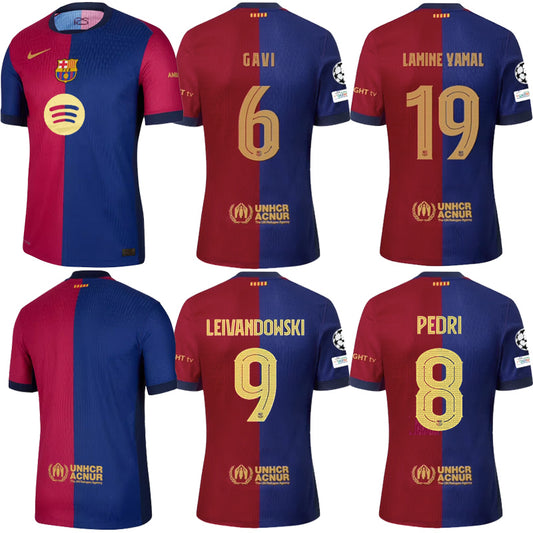 2024/2025 Barcelona Home Football Jersey Fan Edition Champions League 1:1 Thailand Quality