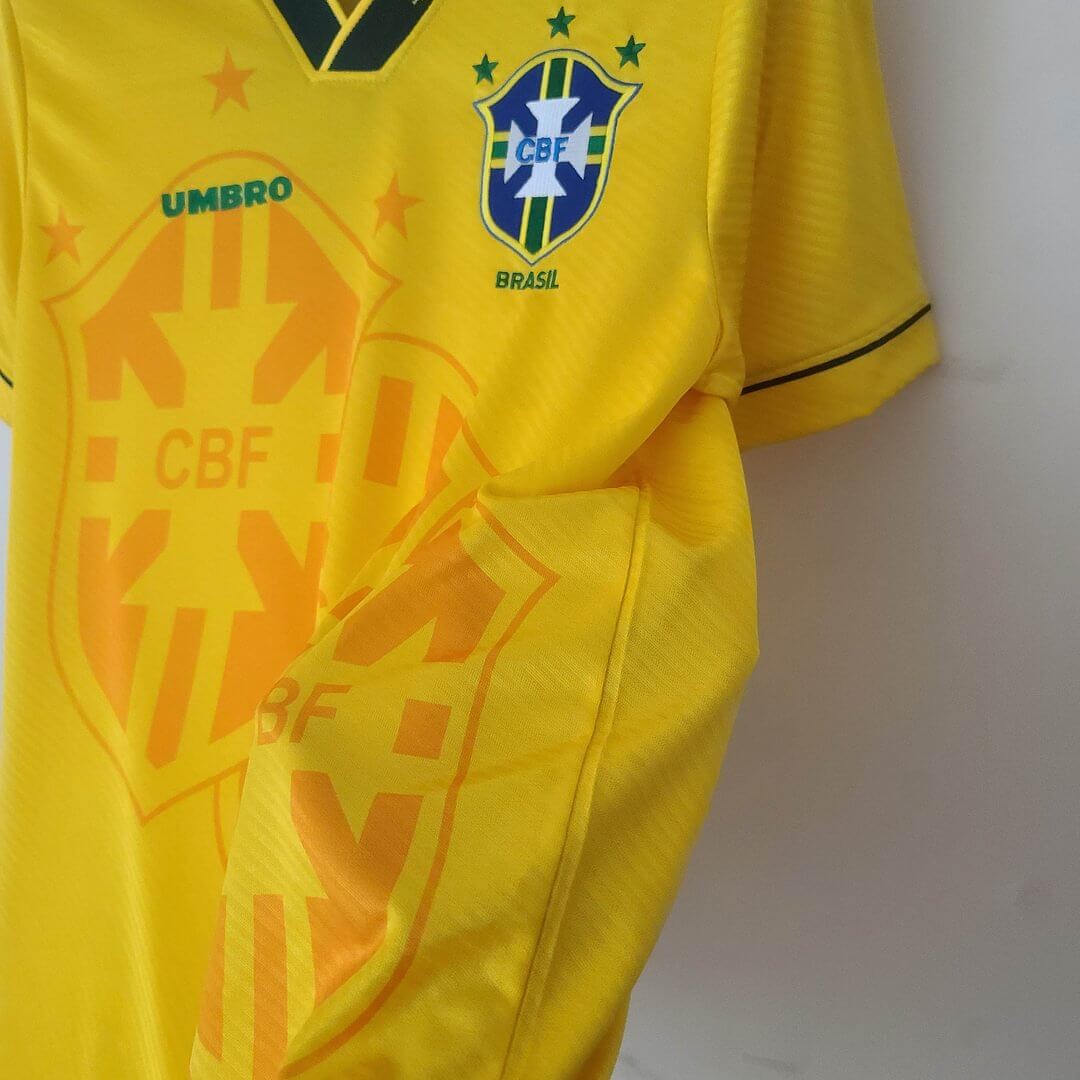 1994 Retro Brazil Home Football Shirt