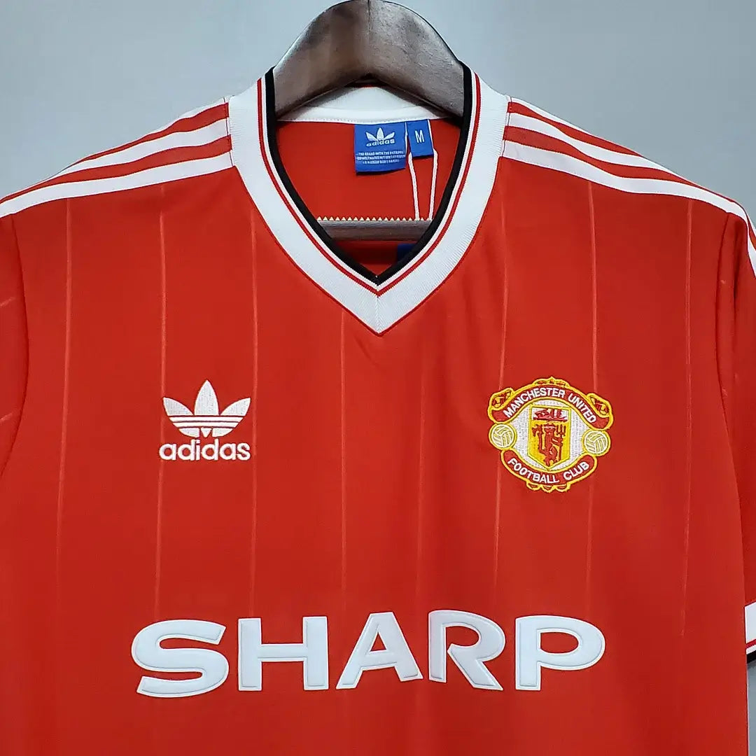 1983/1984 Vintage Manchester United Home Football Shirt 1:1 Thai Quality