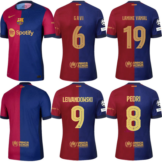 2024/2025 Barcelona Home Football Jersey Fan Edition League Edition 1:1 Thailand Quality