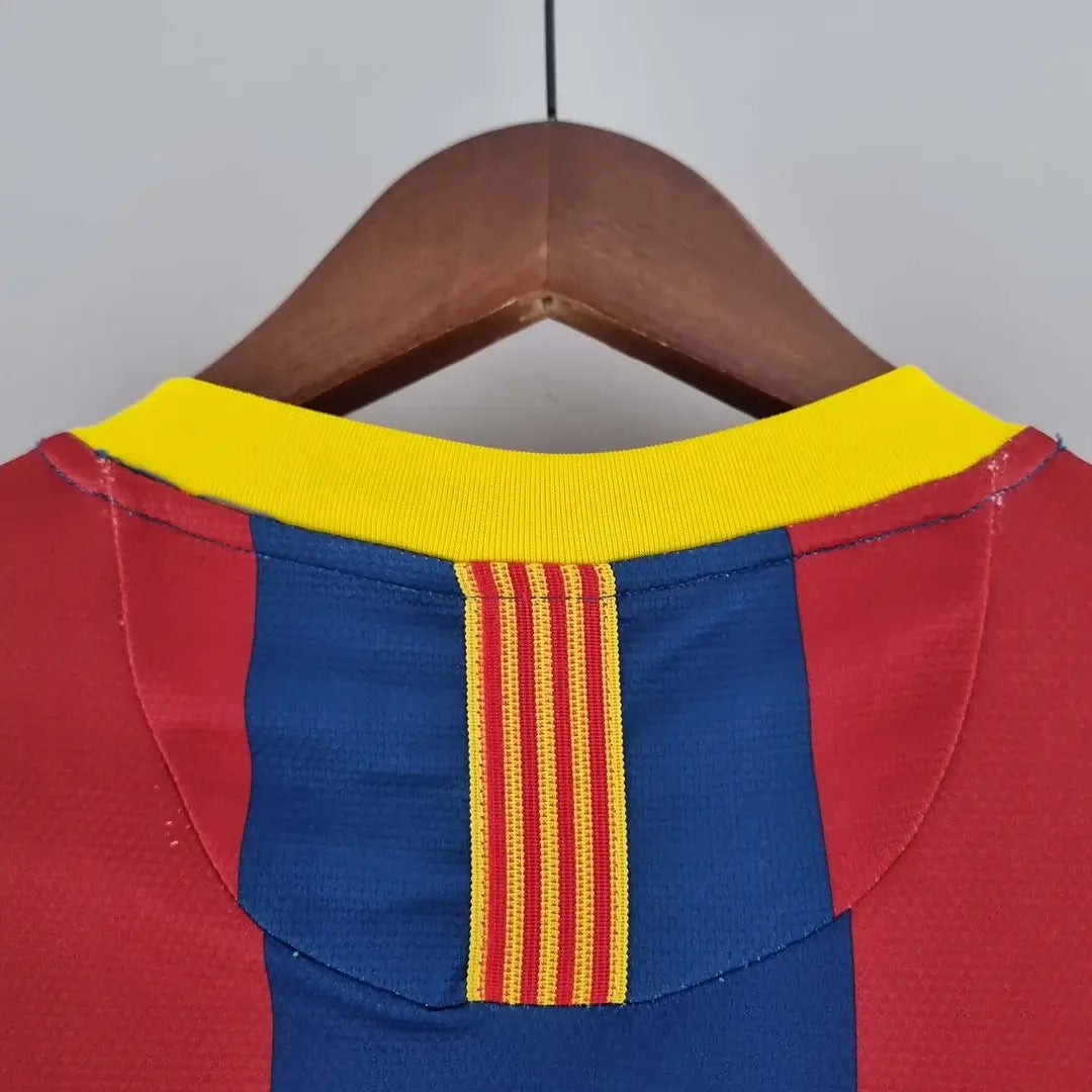 2010/2011 Retro Long Sleeve Barcelona Home Football Jersey 1:1 Thai Quality