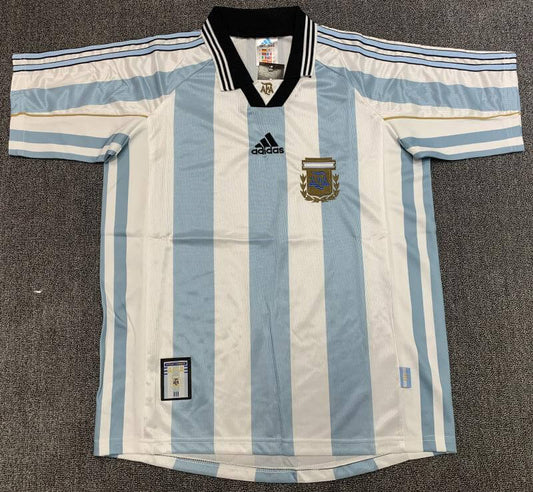 1998 Retro Argentina National Team Home Jersey 1:1 Quality