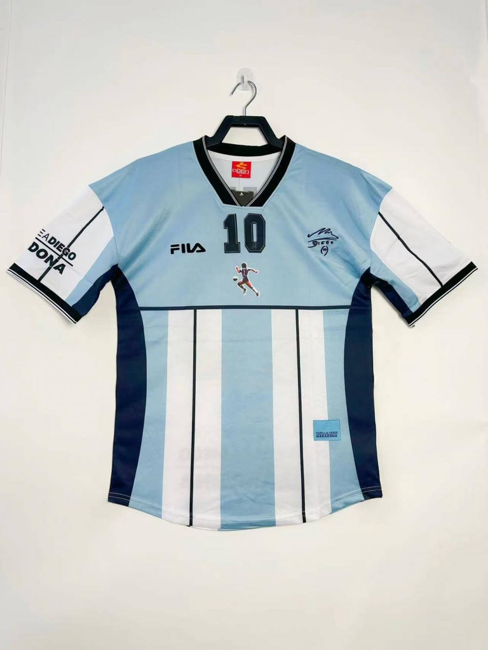 2001 Argentina Maradona commemorative retro jersey 1:1 quality