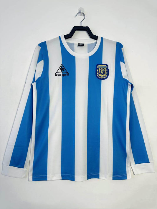 1986 Retro Argentina National Team Home Shirt