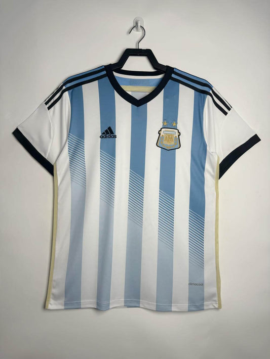 2014 Retro Argentina National Team Home Jersey 1:1 Thai Edition Quality