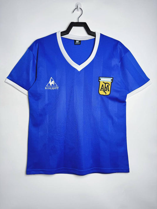 1986 Argentina away jersey 1:1 Thai version quality