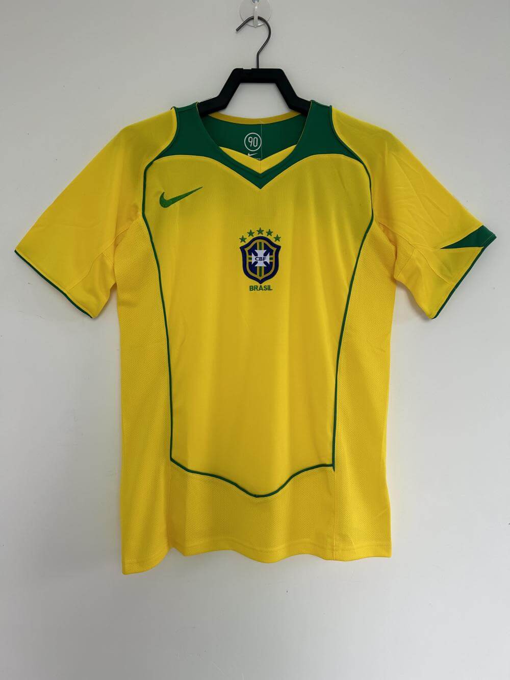 2004 Brazil Retro Jersey Home Fan Edition Thai Edition Quality 1:1