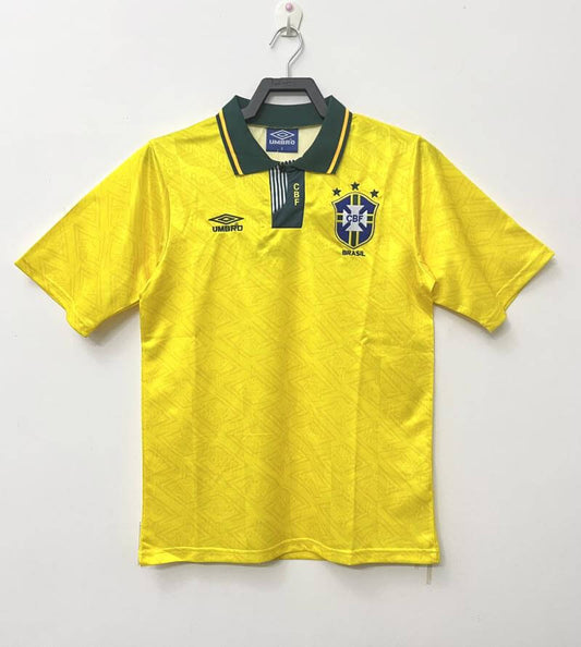 1991-93 Brazil Home Jersey Retro Fan Edition 1:1 Thai Edition Quality