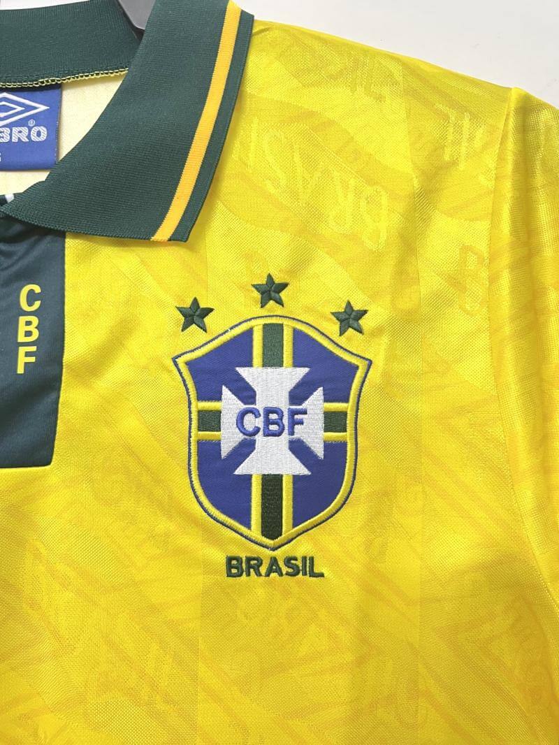 1991-93 Brazil Home Jersey Retro Fan Edition 1:1 Thai Edition Quality