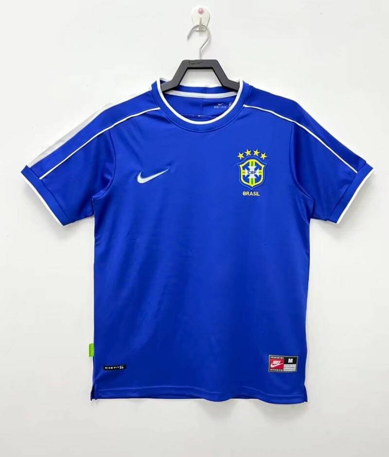 1998 Brazil Away Jersey Retro Fan Edition Thai Edition Quality 1:1