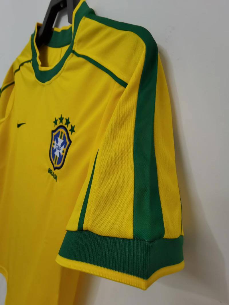 1998 Brazil Home Jersey Retro Fan Edition 1:1 Thai Edition Quality