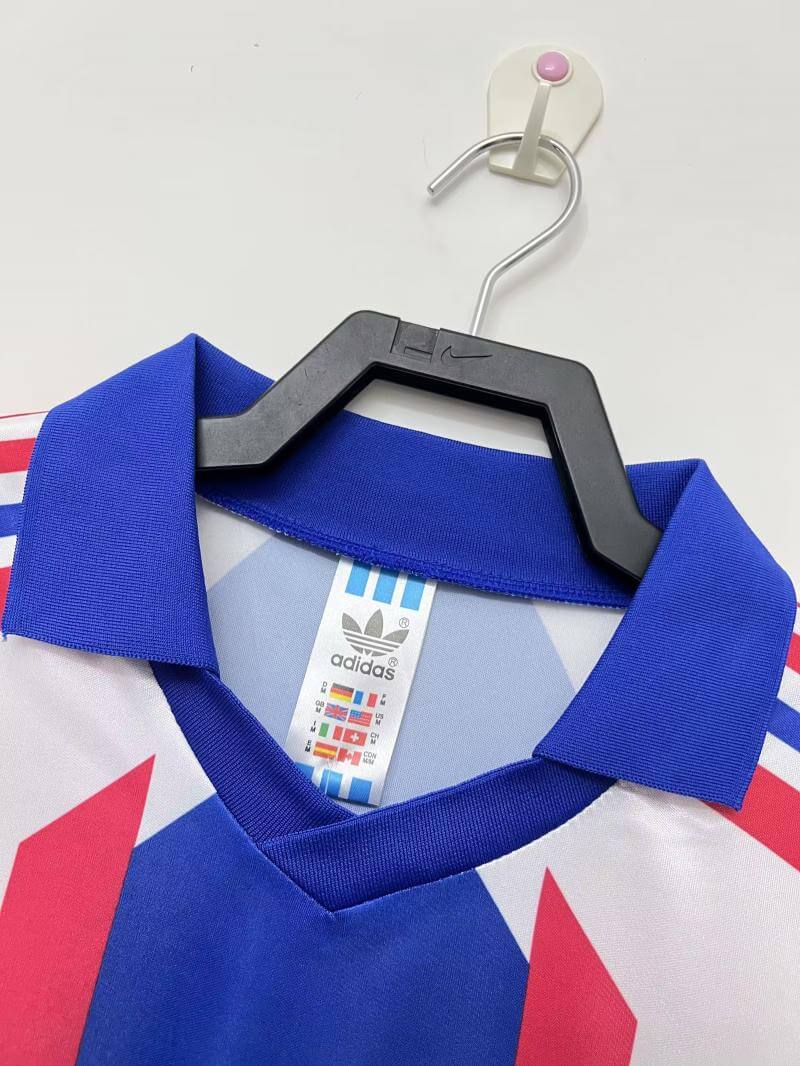 1990 World Cup France home retro jersey fan version Thai version quality 1:1 quality