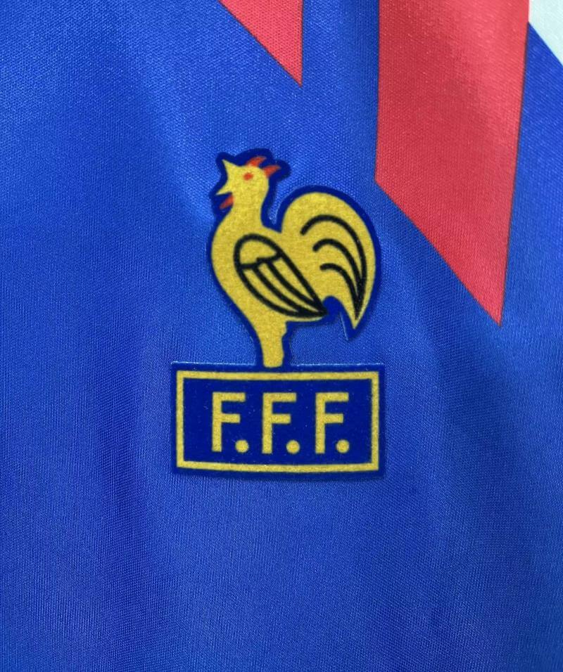 1990 World Cup France home retro jersey fan version Thai version quality 1:1 quality