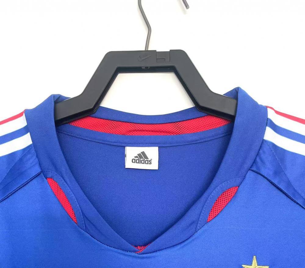 2004 France Home Retro Jersey Fan Edition Thai Edition Quality 1:1 Quality