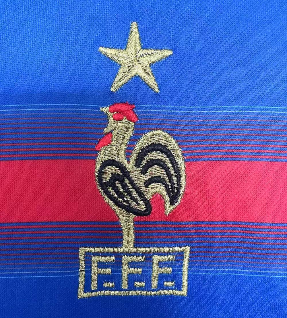 2004 France Home Retro Jersey Fan Edition Thai Edition Quality 1:1 Quality