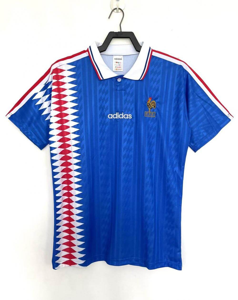 1994 France Home jersey retro version Thai version quality 1:1 quality