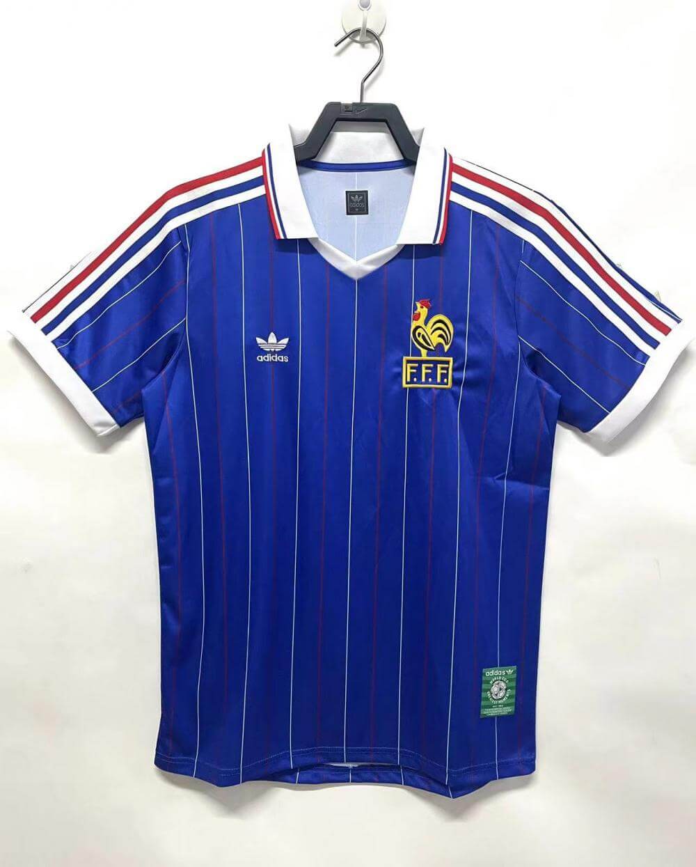 1982 France home retro jersey Thai version quality 1:1 quality