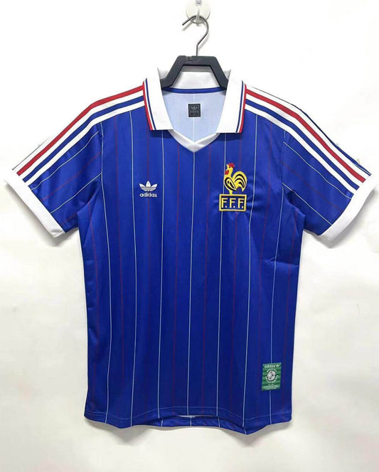 1982 France home retro jersey Thai version quality 1:1 quality