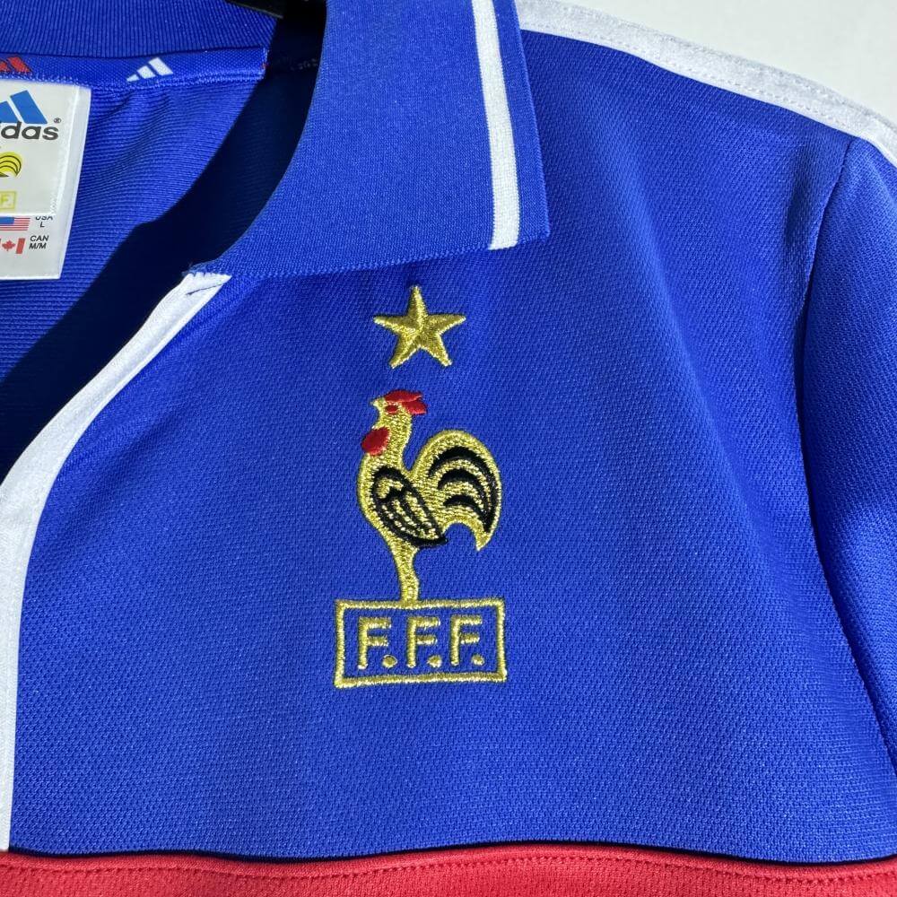 2000 France home jersey retro version Thai version quality 1:1 quality