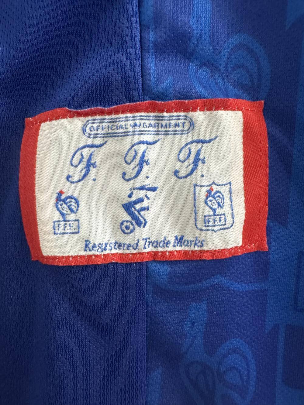 1996 French retro jersey Thai version quality 1:1 quality