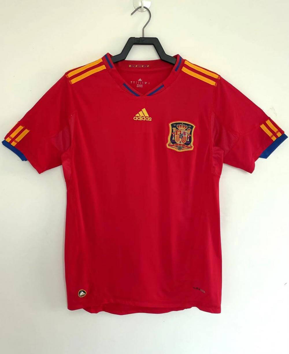 2010 Spain home jersey retro version 1:1 Thai version quality