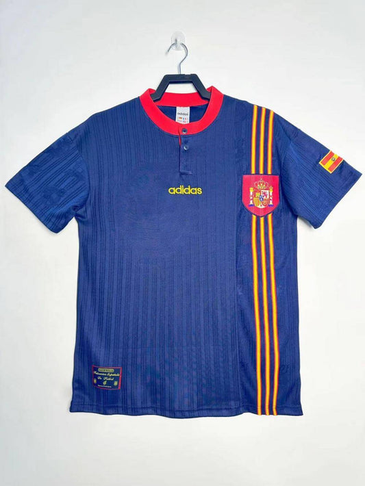 1996 Spain Away Jersey Retro Edition Thai Edition Quality 1: zl