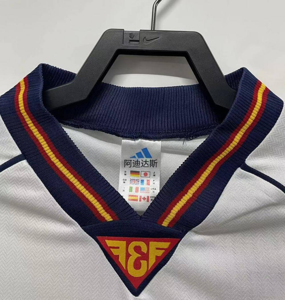 1998 Spain away jersey retro version Thai version quality 1:1 quality