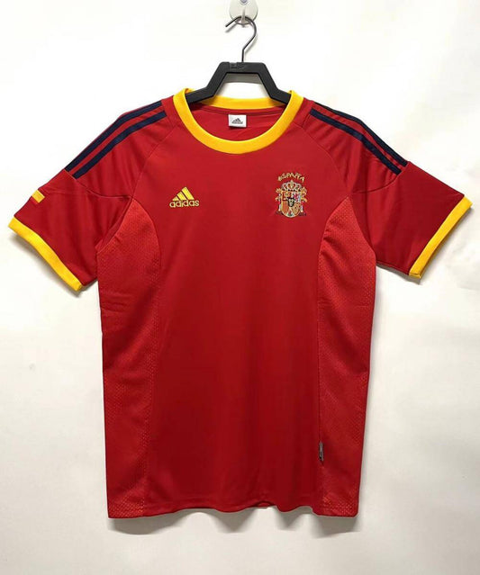 2002 Spain Home Jersey Retro Thai Edition Quality 1:1 Quality