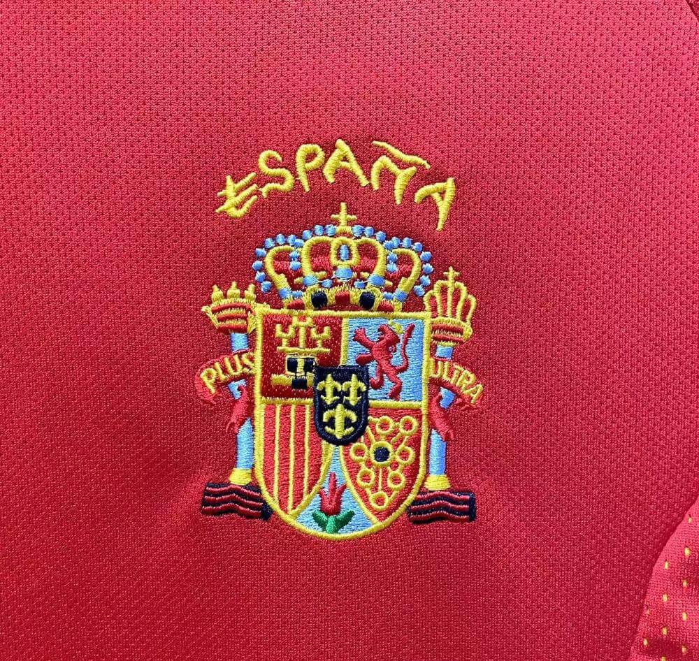 2002 Spain Home Jersey Retro Thai Edition Quality 1:1 Quality