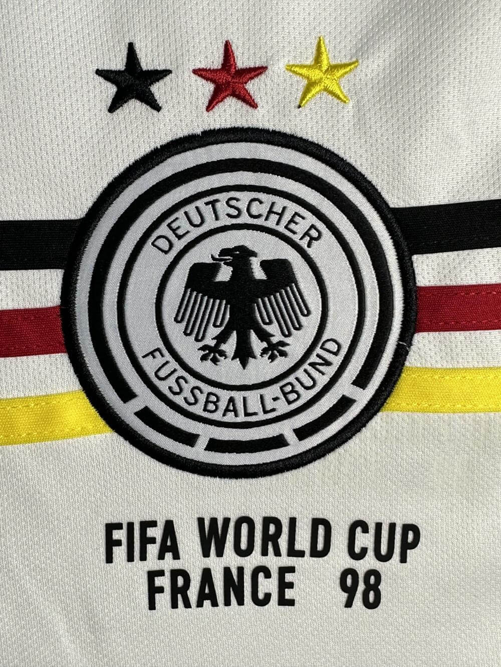 1998 Germany home retro jersey Thai version quality 1:1 quality