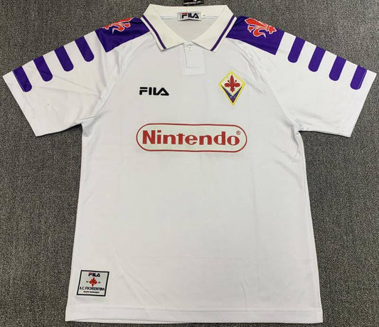 1998-1999 Fiorentina away retro jersey Thai version quality 1:1 quality