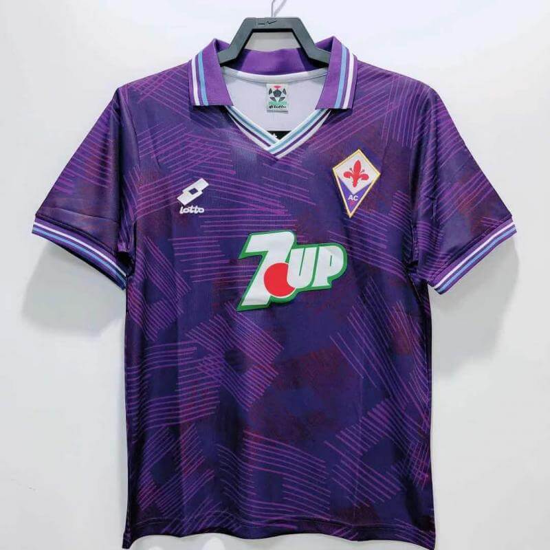 1992-1993 Fiorentina Home Retro Jersey Thai Version Quality 1:1 Quality