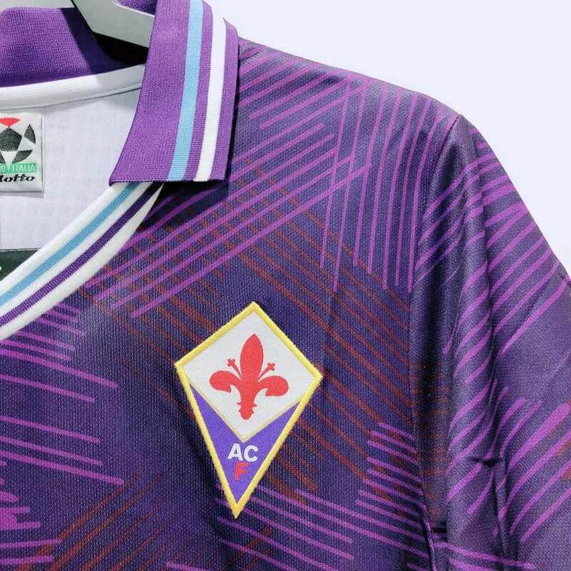 1992-1993 Fiorentina Home Retro Jersey Thai Version Quality 1:1 Quality