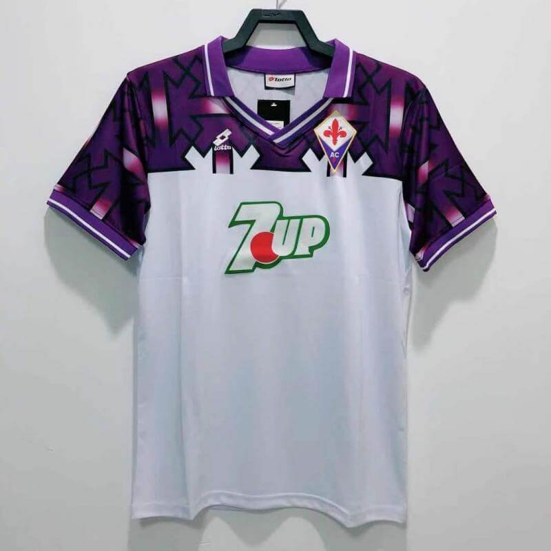 1992-1993 Fiorentina Retro Jersey Away Thai Edition Quality 1:1 Quality