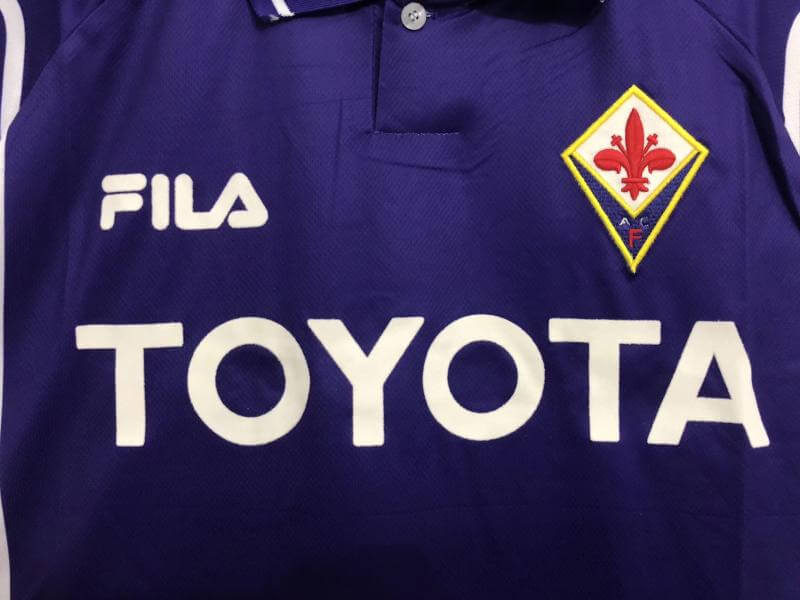 1999-2000 Fiorentina Home Jersey Retro Thai Version Quality 1:1p Quality