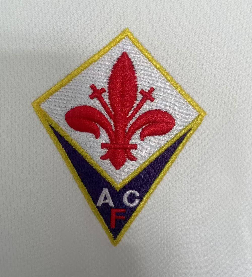 1995-1996 Fiorentina Away Jersey White Retro Edition 1:1 Quality