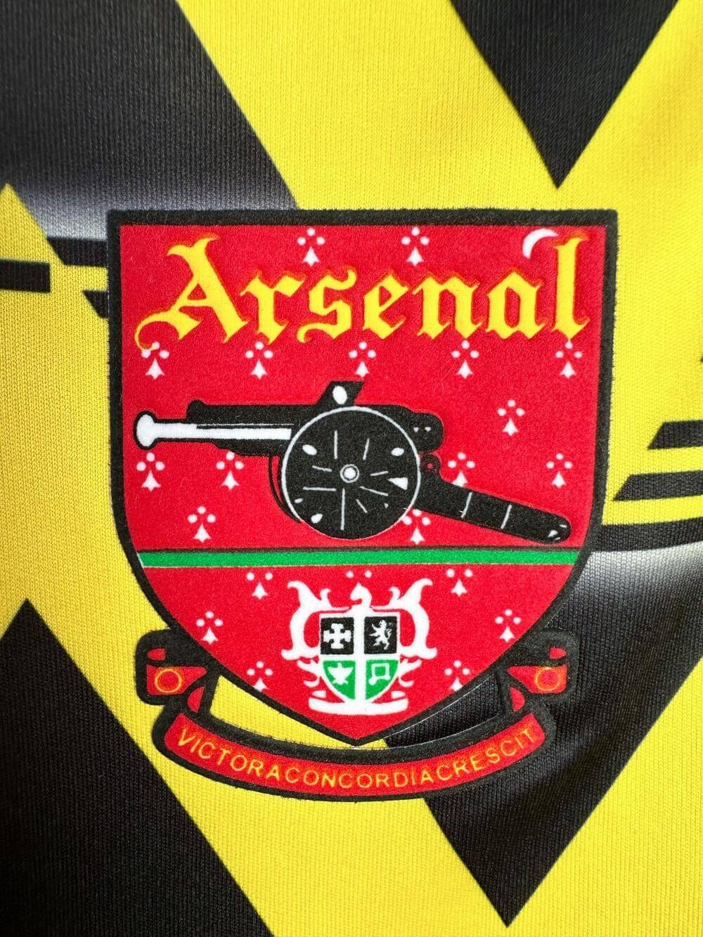 1991-1993 Arsenal Away Shirt Long Sleeve Retro Edition 1:1 Quality