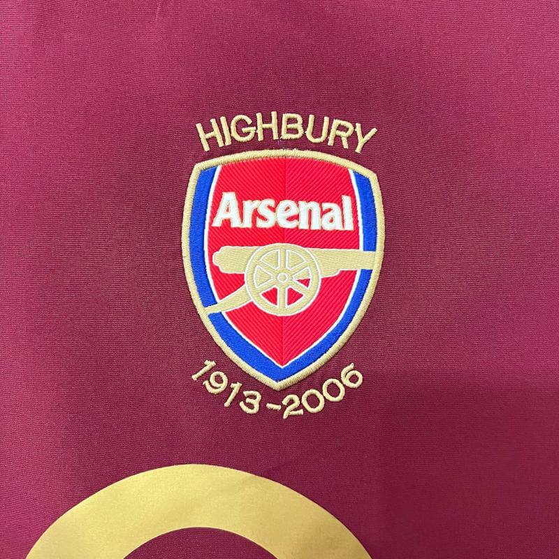 05-06 Arsenal Home Jersey Retro Edition 1:1 Quality