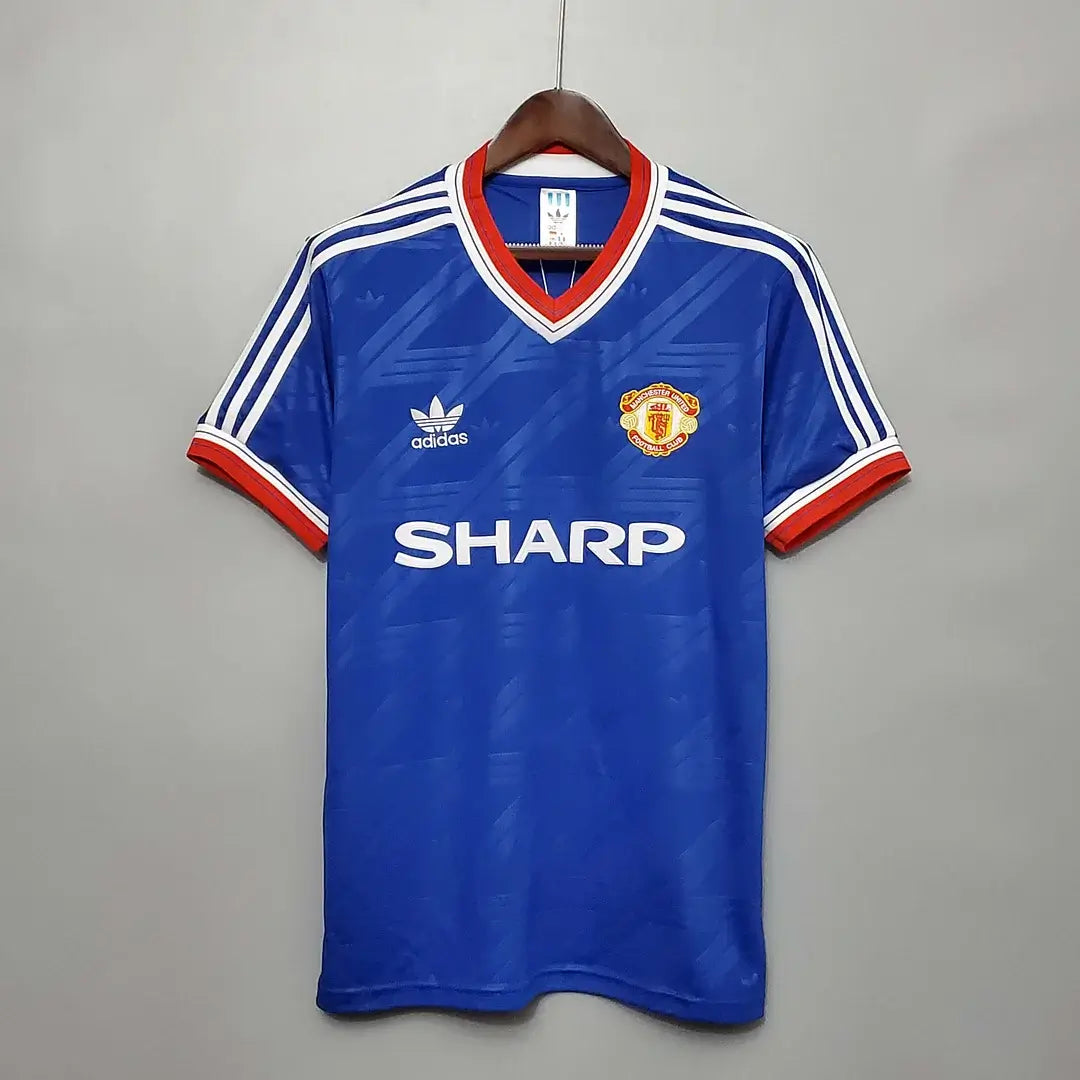 1986/1988 Vintage Manchester United Third Away Football Shirt 1:1 Thai Quality