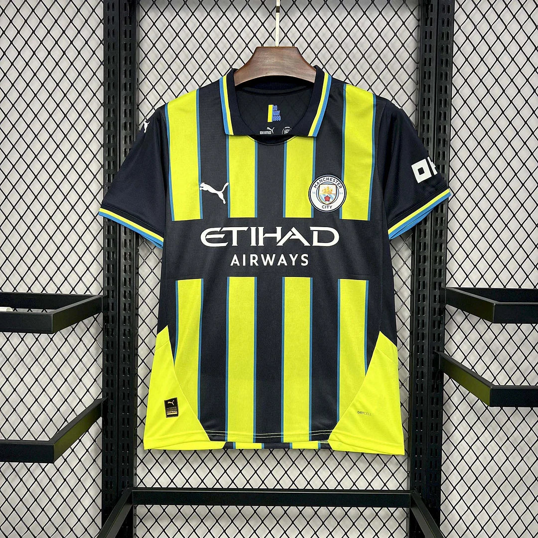 2024/2025 Premier League Manchester City Auswärts-Fußballtrikot, Fan-Edition 1:1, Thai-Qualität