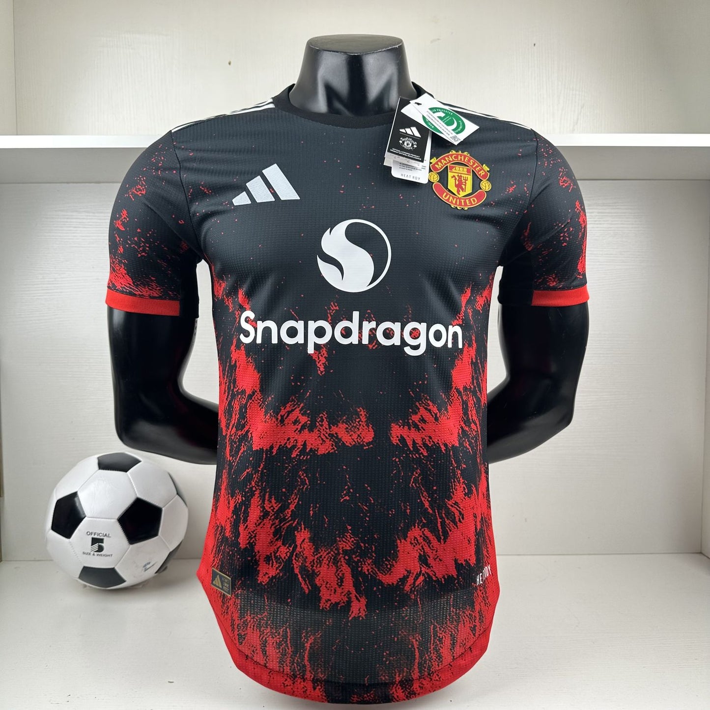 Manchester United 2024-25 Black and Red - Player Version