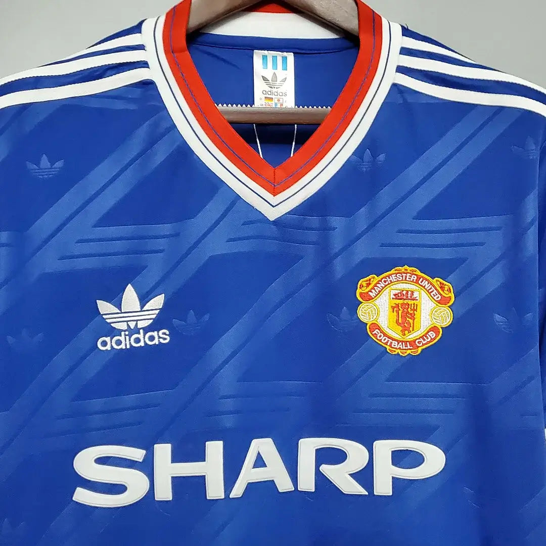 1986/1988 Vintage Manchester United Third Away Football Shirt 1:1 Thai Quality