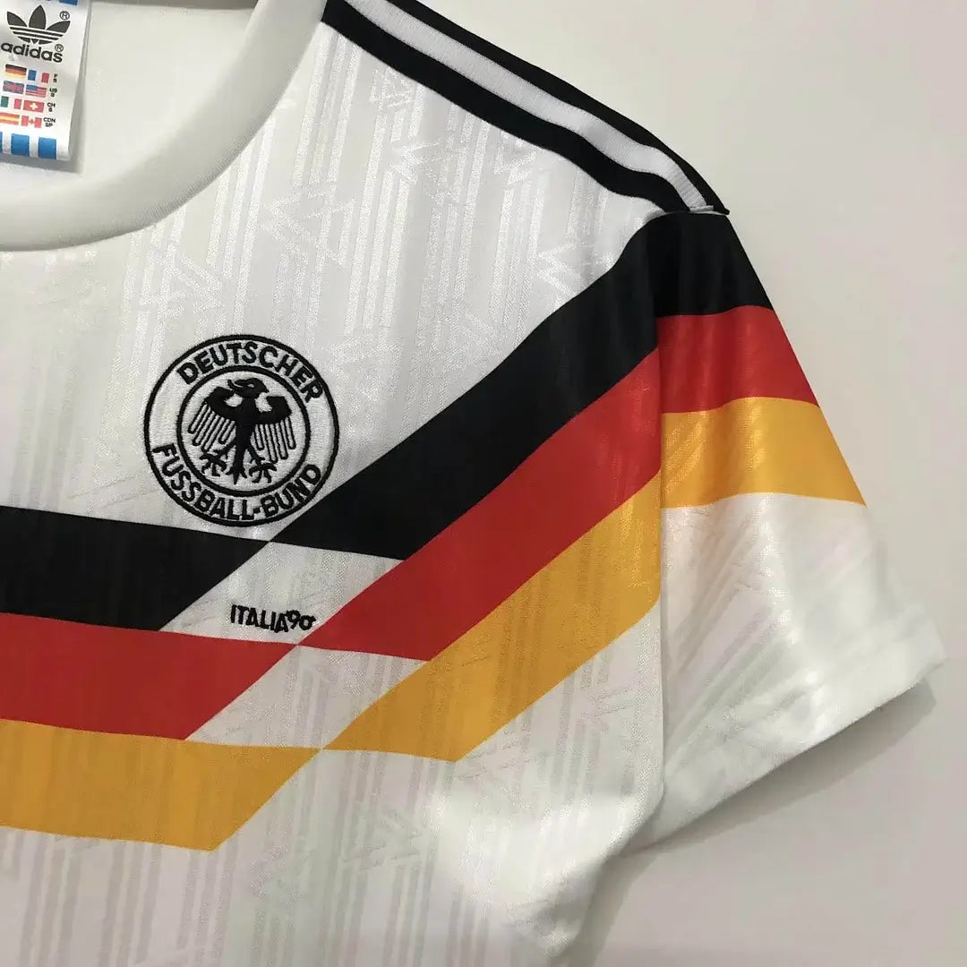 1990 Germany Home Retro Football Jersey